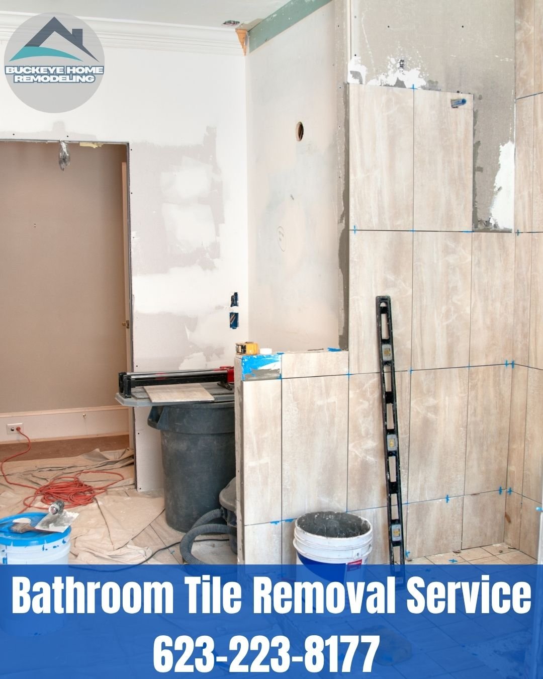 Bathroom Tile Removal in Buckeye Arizona