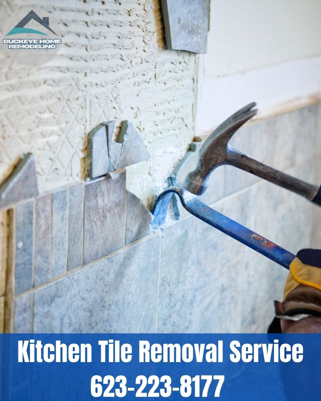 Kitchen Tile Removal in Buckeye Arizona